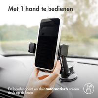 Accezz Telefoonhouder auto - Draadloze oplader - Dashboard en voorruit - Zwart