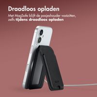Accezz Leren Wallet met standaard voor MagSafe - Onyx Black