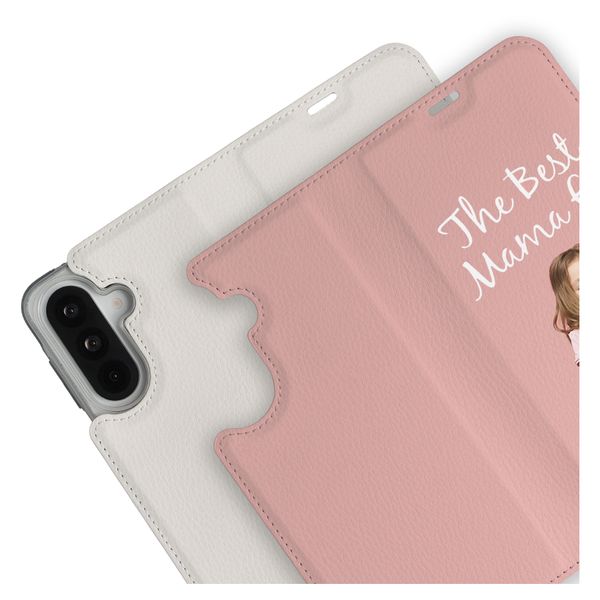 Ontwerp je eigen Compact gel bookcase hoes Samsung Galaxy A37 (5G) - Wit