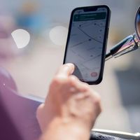 SP Connect Mirror Mount Pro SPC+ Telefoonhouder Scooter / Motor - Spiegel bevestiging - Zwart