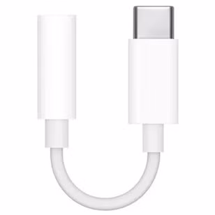 Apple USB-C naar 3,5 mm Jack audio aansluiting adapter - Wit