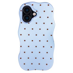 Selencia Vivid Wavy Backcover met MagSafe Apple iPhone 16 - Happy Dots Digital Sky