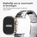 Accezz Glans Titanium bandje Apple Watch Series 1 t/m 10 / SE / Ultra (2) (44/45/46/49 mm) - Zilver