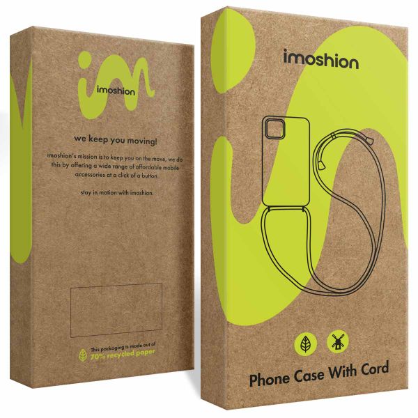 imoshion Siliconen hoesje met koord Samsung Galaxy S25 FE - Sand Pink