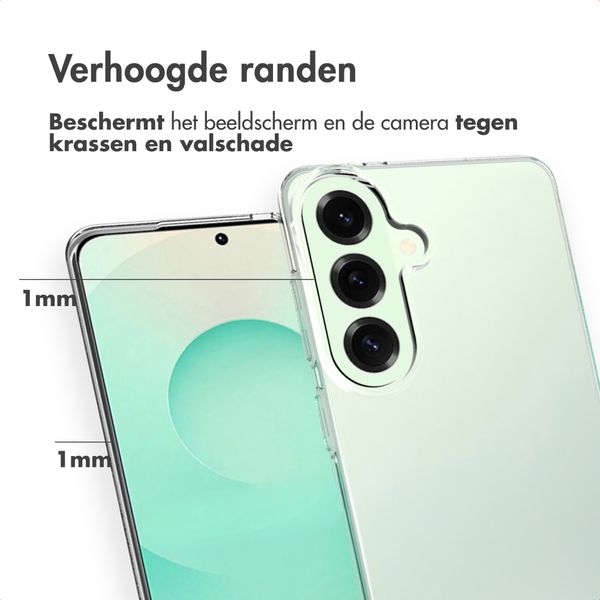 Accezz Clear Backcover Samsung Galaxy S26 Plus - Transparant