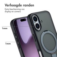 Accezz Ring Stand Backcover met MagSafe Apple iPhone 17 - Zwart