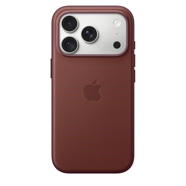Apple TechWoven Case met MagSafe Apple iPhone 18 Pro - Burgundy