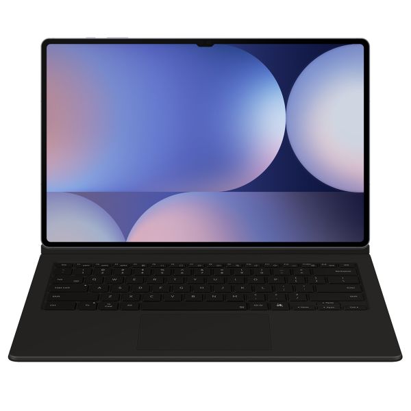 Samsung Originele Book Cover QWERTY Keyboard Samsung Galaxy Tab S10 Ultra / Tab S9 Ultra - Zwart