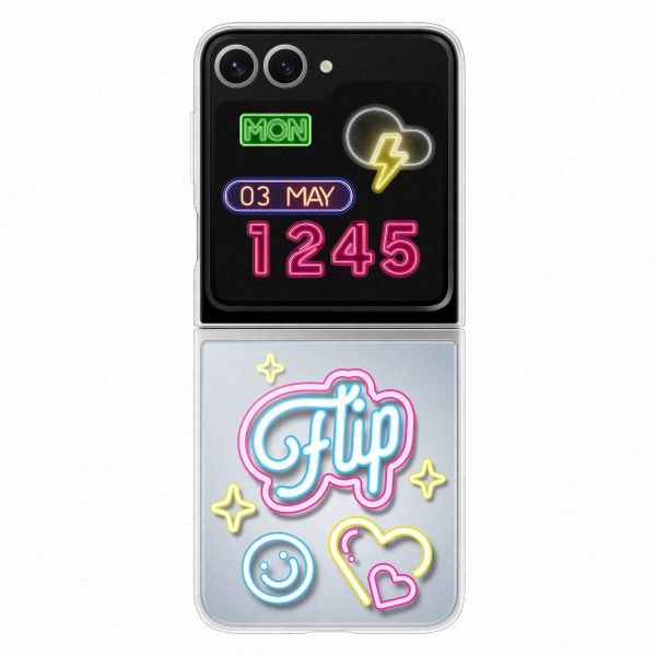 Samsung Originele FlipSuit Case Samsung Galaxy Z Flip 6 / Flip 7 FE - Transparent