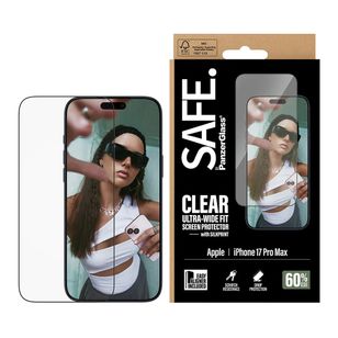 SAFE by PanzerGlass Ultra-Wide Fit Screenprotector met EasyAligner Apple iPhone 17 Pro Max