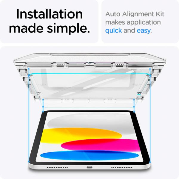 Spigen GLAStR EZ Fit Screenprotector + Applicator iPad 10 (2022) 10.9 inch