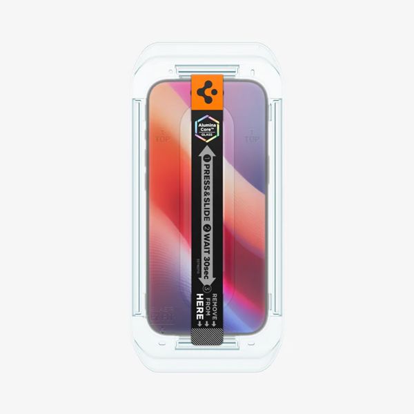 Spigen GLAStR EZ Fit Screenprotector 2 Pack + Applicator Apple iPhone Air