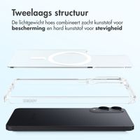 Accezz Xtreme Impact Backcover met MagSafe Samsung Galaxy S25 Edge - Transparant
