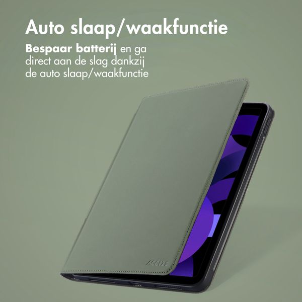 Accezz Classic Tablet Case Apple iPad Air 11 inch (2026) M4 / (2025) M3 / (2024) M2 / Air 5 (2022) / Air 4 (2020) - Groen