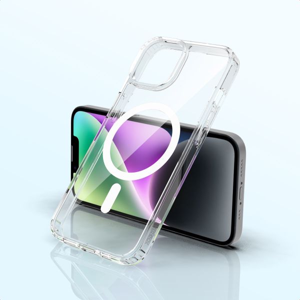 Accezz Xtreme Impact Backcover met MagSafe Apple iPhone 14 - Transparant