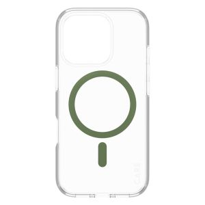 CARE by PanzerGlass Urban Combat Case MagSafe iPhone 16 Pro - Transparant / Groen