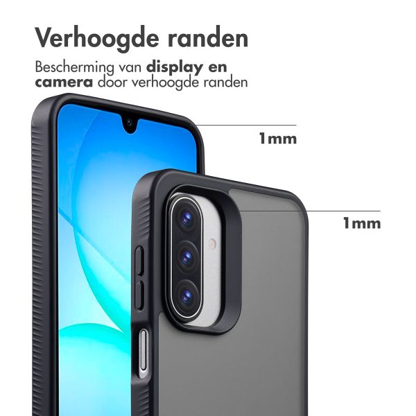 Accezz Rugged Frosted MagSafe Backcover Samsung Galaxy A17 - Zwart