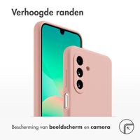 Accezz Liquid Silicone Backcover Samsung Galaxy A26 - Roze