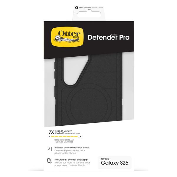 OtterBox Defender Pro MagSafe Backcover in Fabrieksverpakking Samsung Galaxy S26 - Zwart