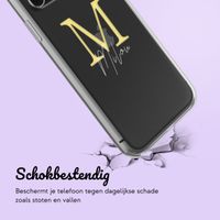 Gepersonaliseerd hoesje met letter iPhone 11 - Transparant