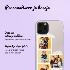 Gepersonaliseerd hoesje met filmrol N°1 iPhone 12 (Pro) - Transparant