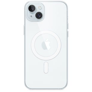 Apple Clearcase MagSafe Apple iPhone 15 Plus - Transparant