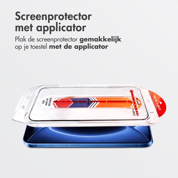 Accezz Gehard Glas Screenprotector + Applicator Apple iPhone 18 Pro / 17 Pro