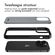 Accezz Rugged Frosted Backcover iPhone 14 Pro - Zwart