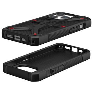 UAG Monarch Backcover iPhone 15 Pro - Kevlar Black