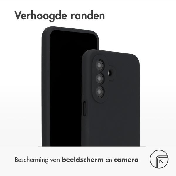 Accezz Liquid Silicone Backcover Samsung Galaxy A27 (5G) - Zwart