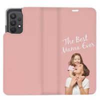 Ontwerp je eigen Compact gel bookcase hoes Samsung Galaxy A32 (4G) - Wit