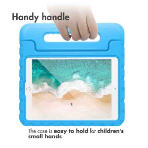 Accezz Kidsproof Backcover met handvat iPad 9 (2021) 10.2 inch / iPad 8 (2020) 10.2 inch / iPad 7 (2019) 10.2 inch - Blauw