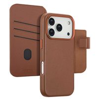 Accezz Leather Bookcase 2-in-1 met MagSafe Apple iPhone 17 Pro - Sienna Brown