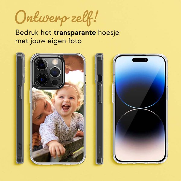 Ontwerp je eigen MagSafe Clear Case  Apple iPhone 14 Pro - Transparant