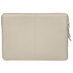 dbramante1928 Paris+ Sleeve - Laptop hoes 14 inch - Echt leer - MacBook Pro 14 inch - Sand Dune