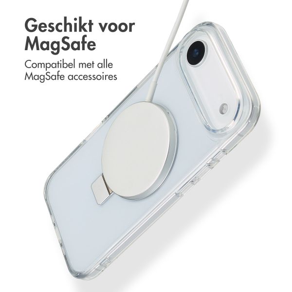 Accezz Ring Stand Backcover met MagSafe Apple iPhone 17 Air - Transparant