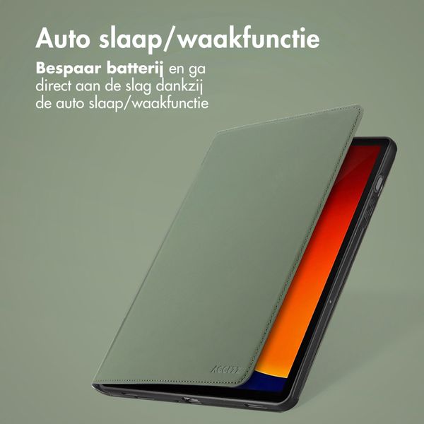 Accezz Classic Tablet Case Samsung Galaxy Tab S9 11.0 inch / S10 Lite / S10 FE / S9 FE 10.9 inch - Groen