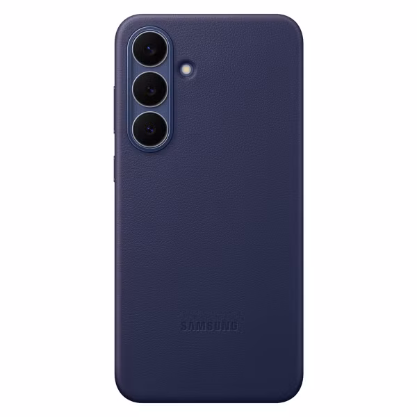 Samsung Originele KindSuit Vegan Leather Case Samsung Galaxy S25 FE - Dark Blue