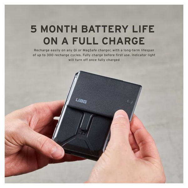 UAG Metropolis Wallet met Tracker - Geschikt voor Apple - Kevlar Black