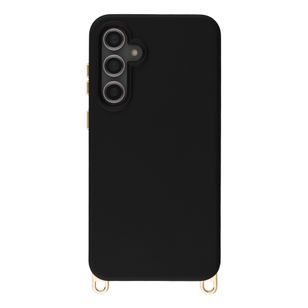 Selencia Rivièra MagSafe Backcover met afneembare haakjes Samsung Galaxy S23 FE - Velvet Black