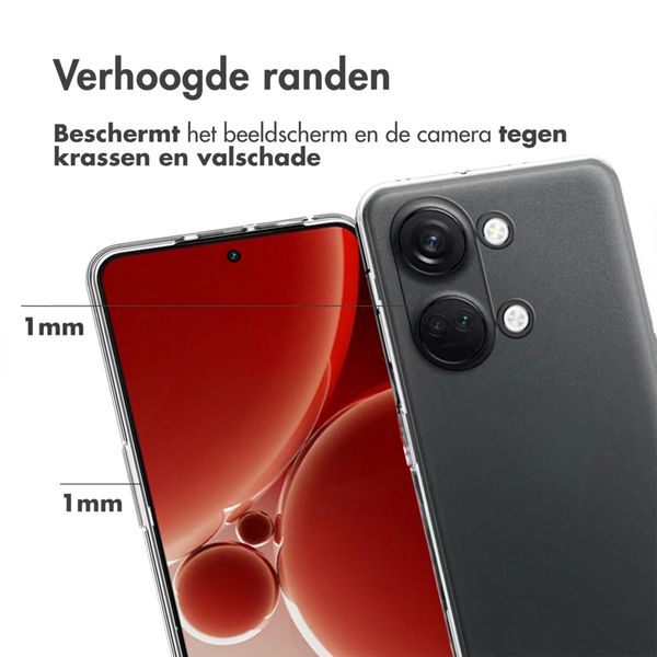 Accezz Clear Backcover OnePlus Nord 3 - Transparant