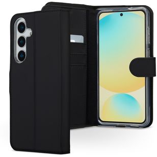 Accezz Wallet Softcase Bookcase Samsung Galaxy S25 FE - Zwart