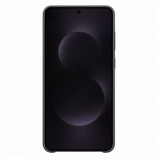 Samsung Originele KindSuit Vegan Leather Case Samsung Galaxy S25 Edge - Zwart