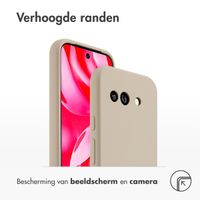 Accezz Liquid Silicone Backcover Google Pixel 9a - Stone