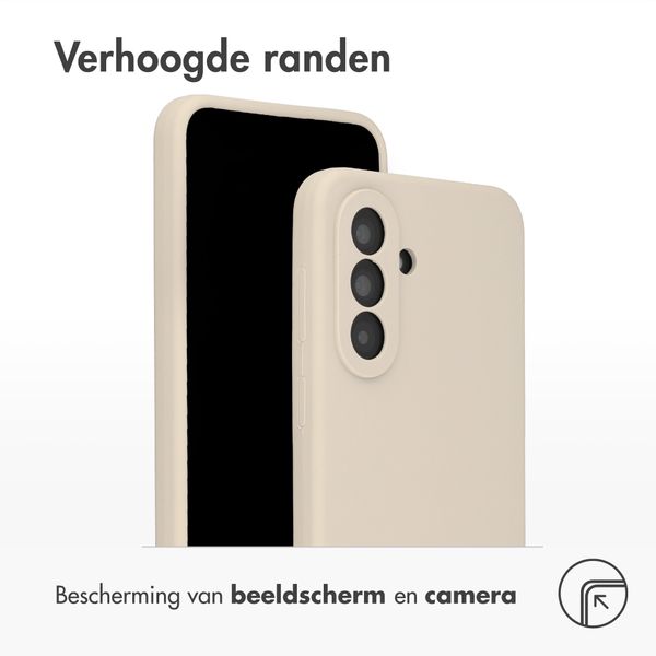 Accezz Liquid Silicone Backcover Samsung Galaxy A37 (5G) - Stone