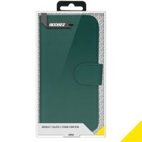 Accezz Wallet Softcase Bookcase Apple iPhone 12 (Pro) - Groen