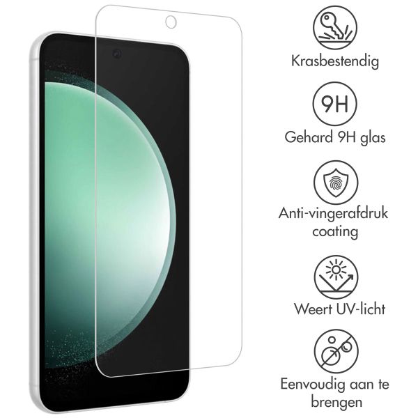 Accezz Gehard Glas Screenprotector 2-pack Samsung Galaxy A36 / S24 FE / A56