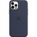 Apple Silicone Backcover MagSafe iPhone 12 (Pro) - Deep Navy