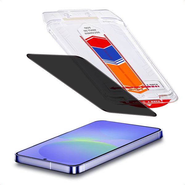 Accezz Gehard Glas Privacy Screenprotector + Applicator Samsung Galaxy A36