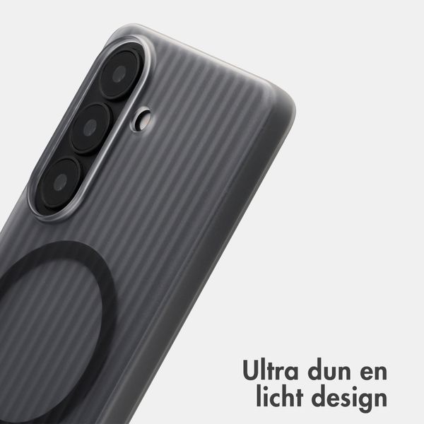 Accezz Lite Backcover met MagSafe | Fluted | Samsung Galaxy S26 - Smokey Matte